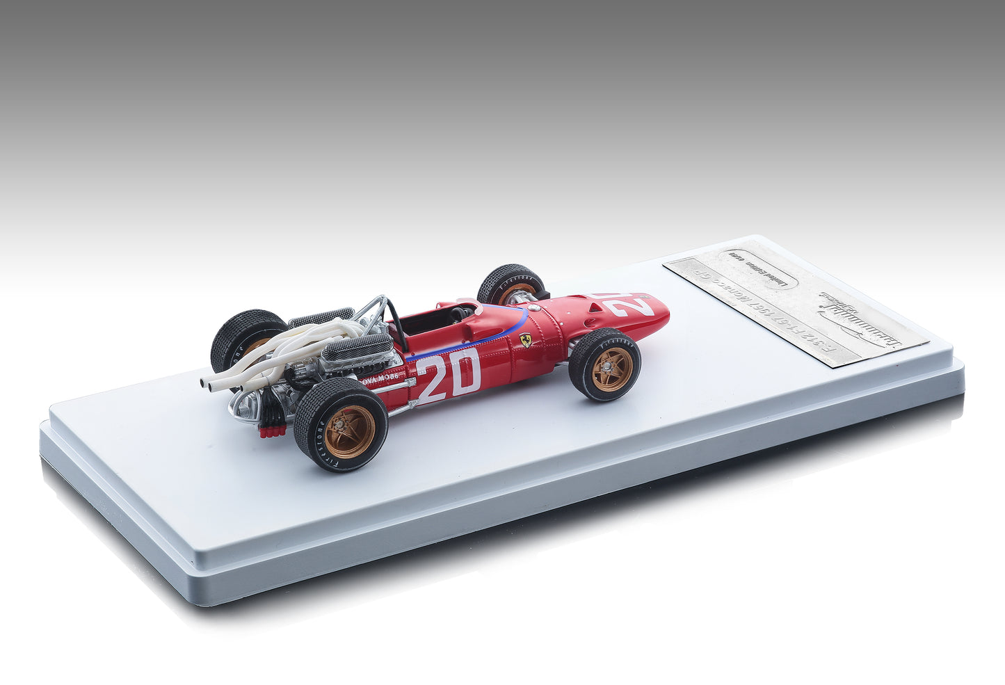 Tecnomodel TM43-13D Ferrari 312 F1-67 1967 Monaco GP car #20 Driver: C. Amon  1/43