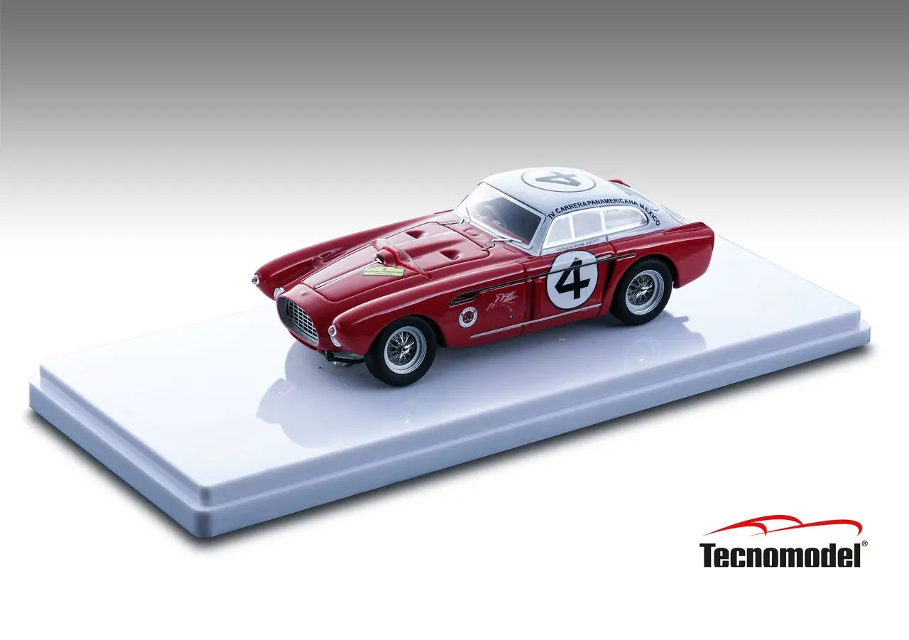 Tecnomodel TM43-43C Ferrari 340 Mexico - Carrera Panamericana 1953 car # 4 Drivers: Phil Hill - Richie Ginther  1/43