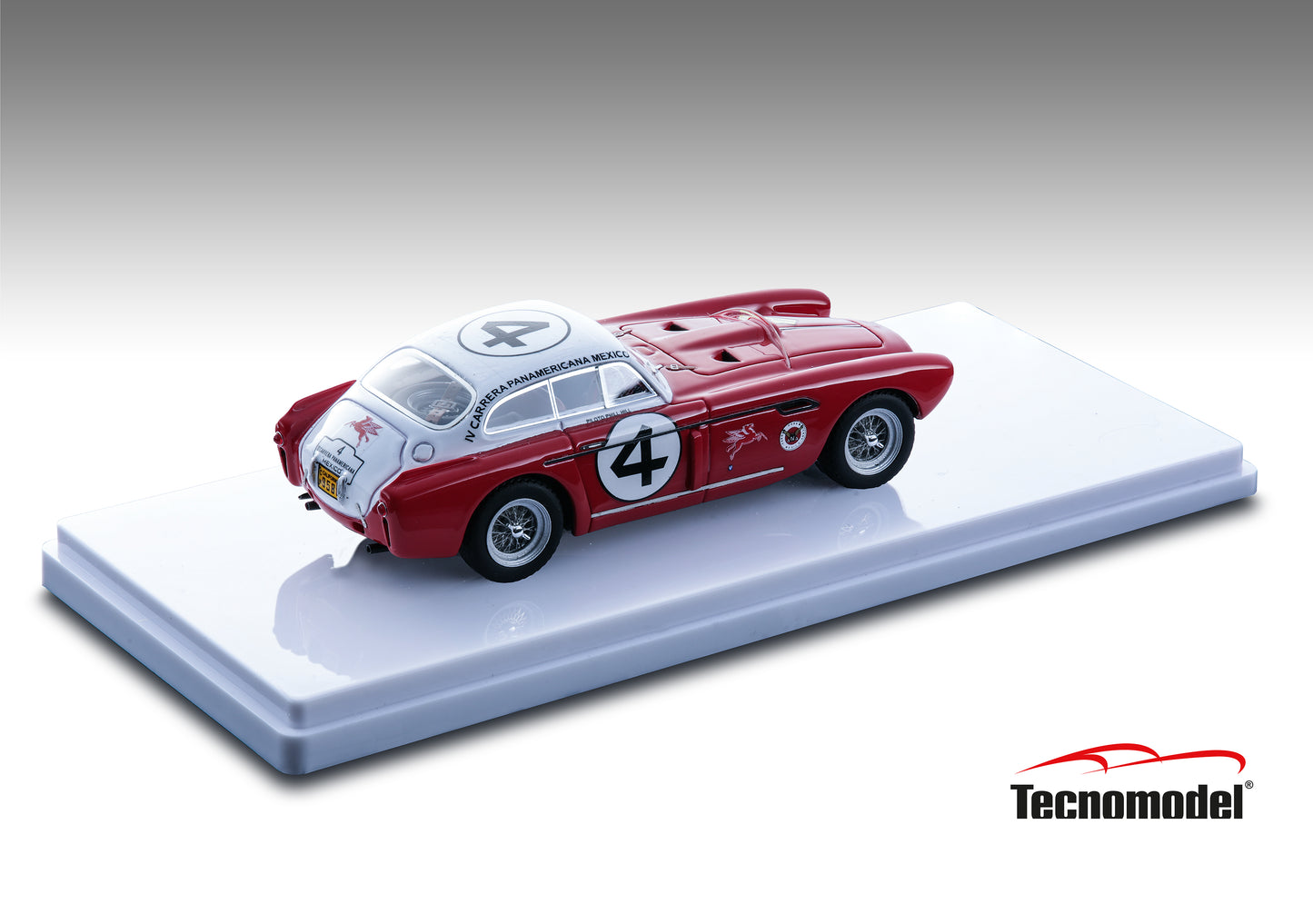 Tecnomodel TM43-43C Ferrari 340 Mexico Carrera Pan Americana 1953 car # 4 Phil Hill - Richie Ginther