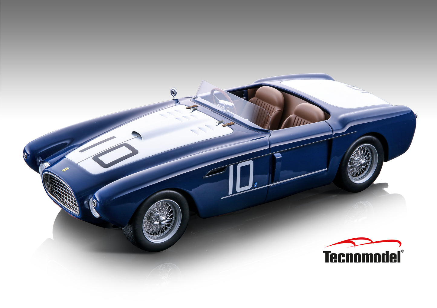 Tecnomodel TM18-212B Ferrari 340 Mexico Spyder Pebble Beach 1953 (2° place) 1/18