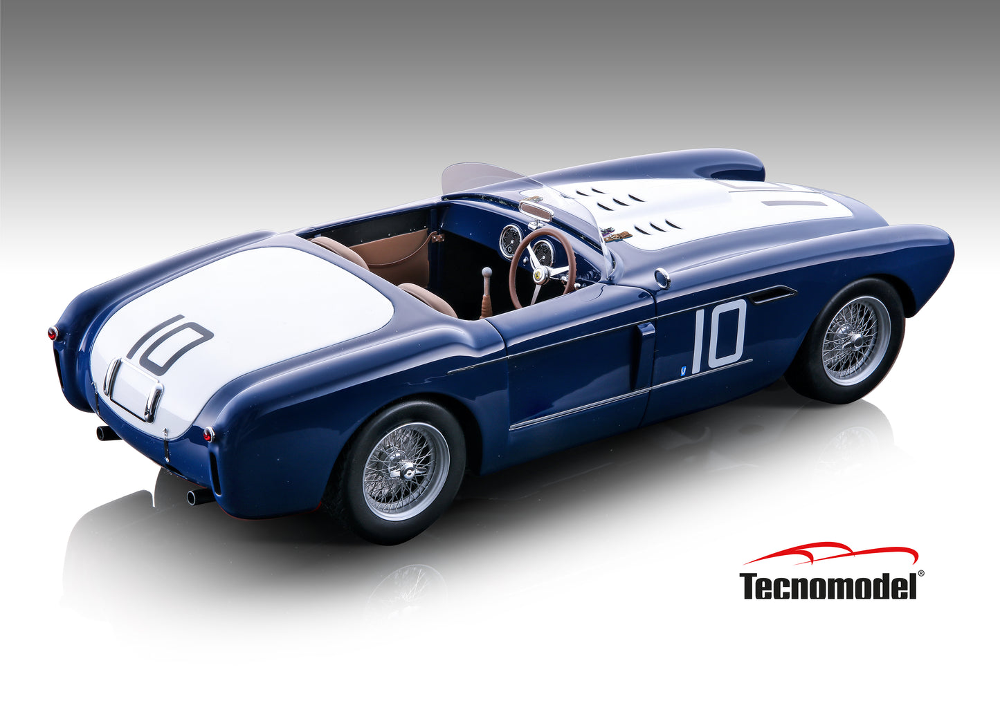 Tecnomodel TM18-212B Ferrari 340 Mexico Spyder Pebble Beach 1953 (2° place) 1/18 Pre-Order