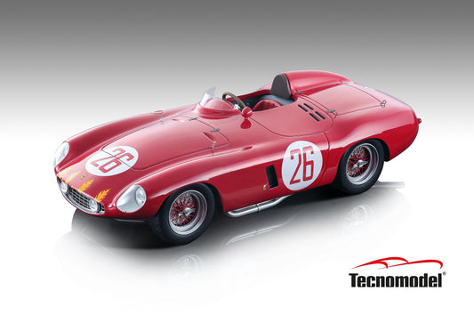 Tecnomodel TM18-46F Ferrari 750 Monza - Sebring 12h 1955 car #26 A. De Portago - U. Maglioli 1/18