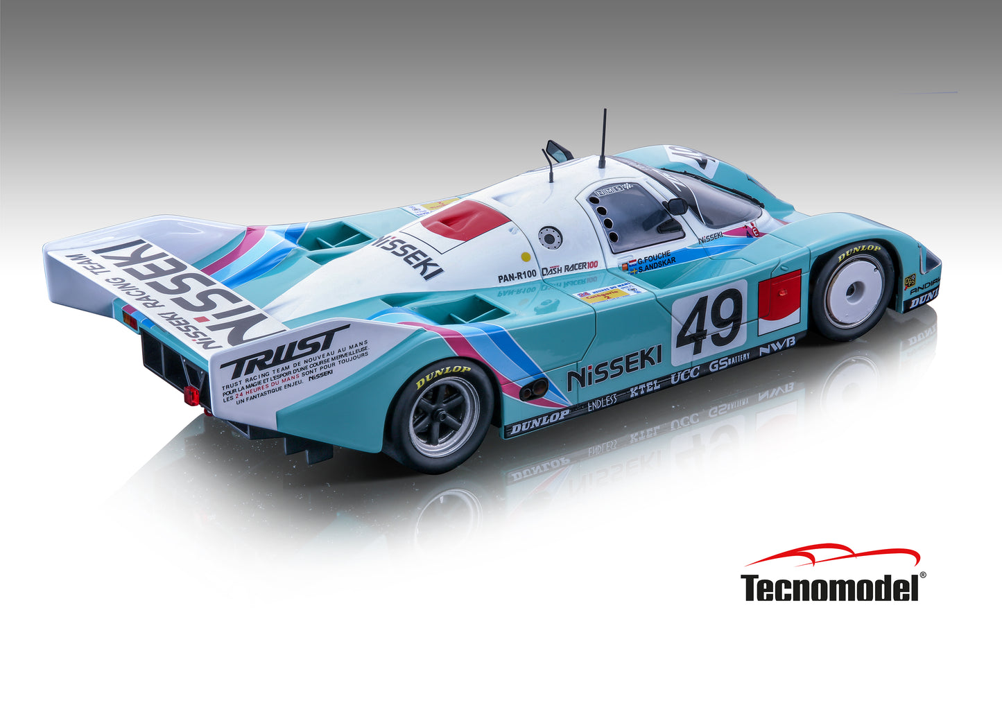 Tecnomodel TM18-271C Porsche 962 Le Mans 24h 1991 car #49  G.Fouchè - S.Andskar LE 90 pcs 1/18 Pre-Order