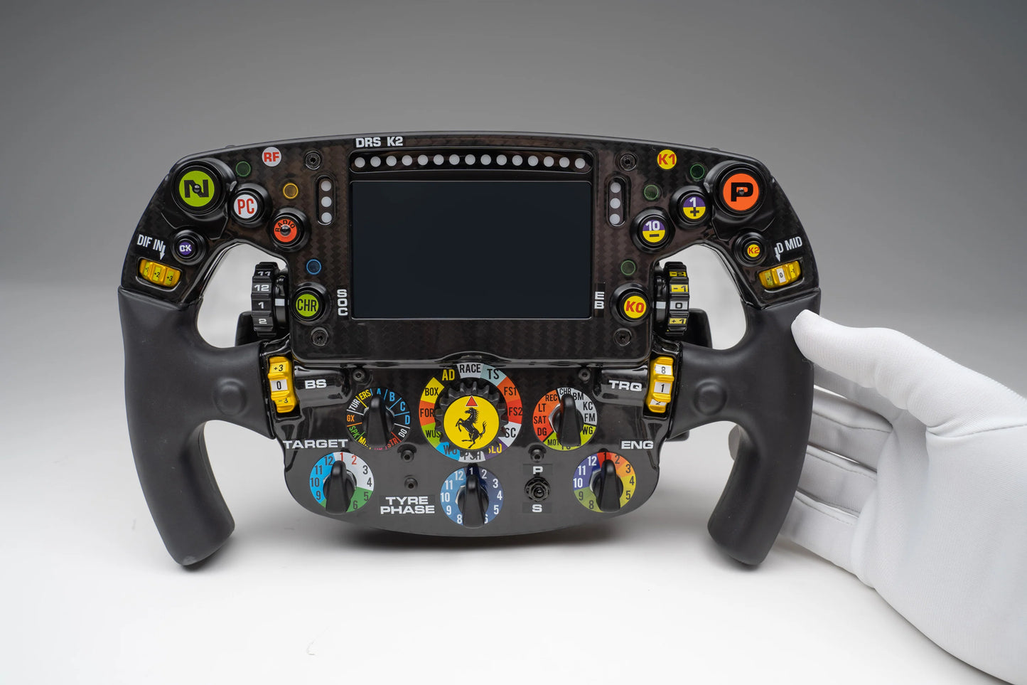 Amalgam Ferrari SF-24 Steering Wheel (2024) 1:1 SCALE