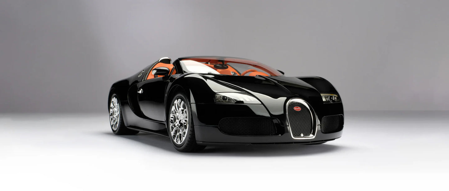 Amalgam Bugatti Veyron Grand Sport (2009) | Limited Edition in Black 1:8 SCALE