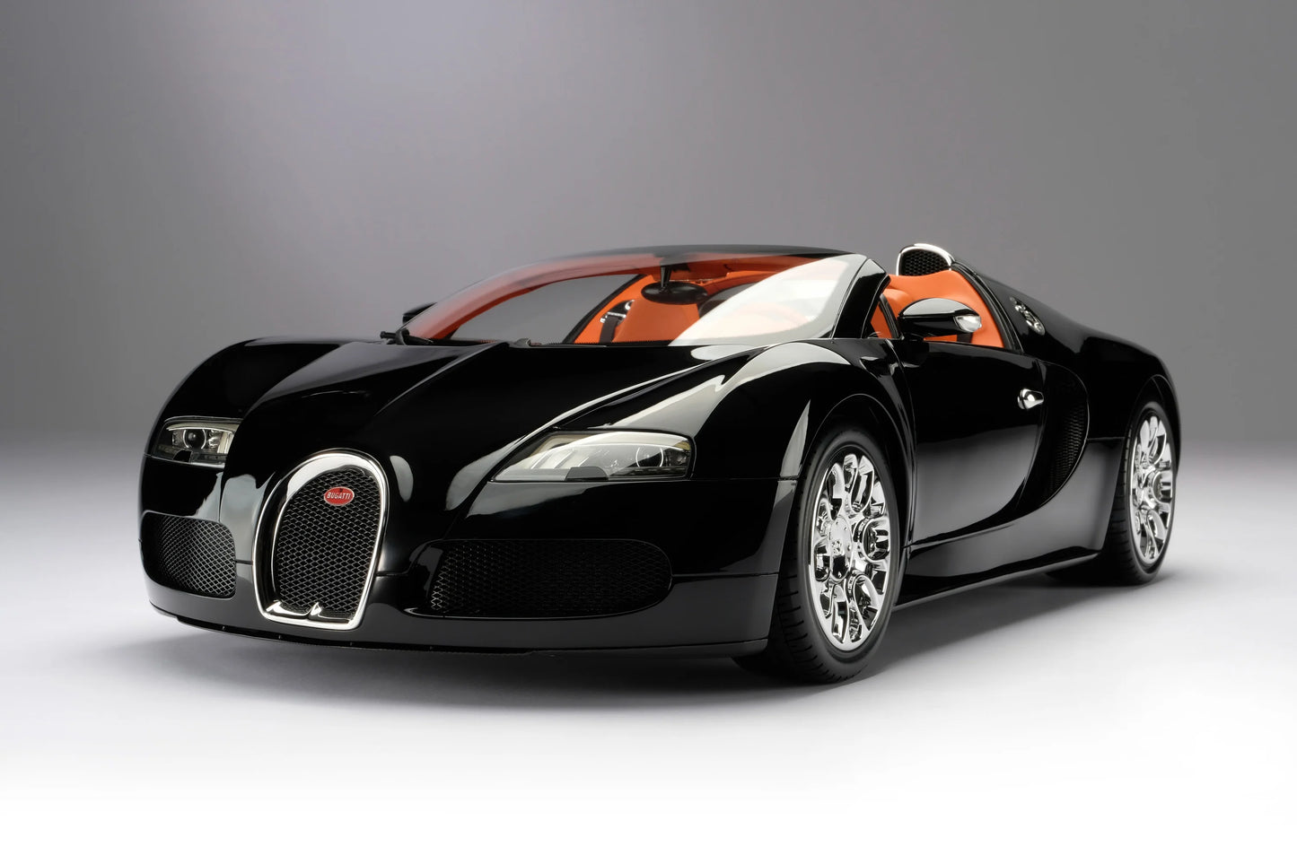 Amalgam Bugatti Veyron Grand Sport (2009) | Limited Edition in Black 1:8 SCALE