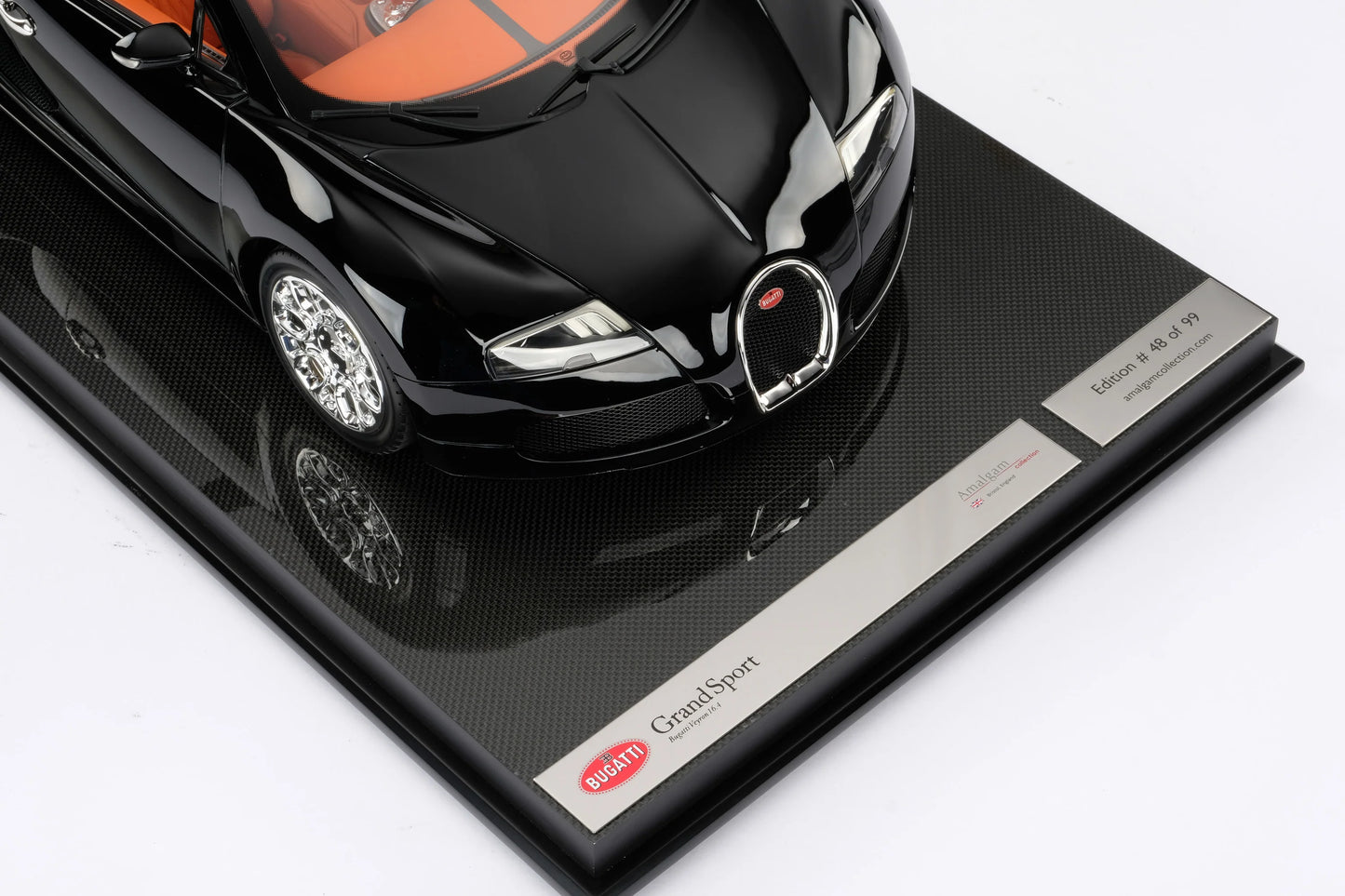 Amalgam Bugatti Veyron Grand Sport (2009) | Limited Edition in Black 1:8 SCALE