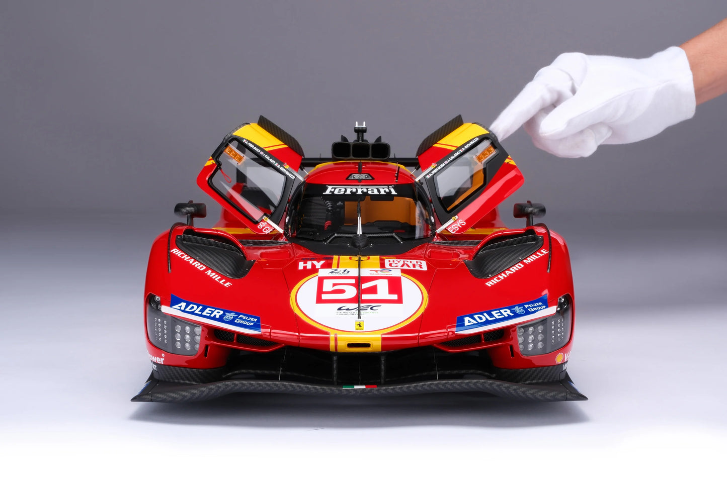 Amalgam Ferrari 499P - 24 Hours of Le Mans Winner 2023 | #51 Ferrari - AF Corse 1:8