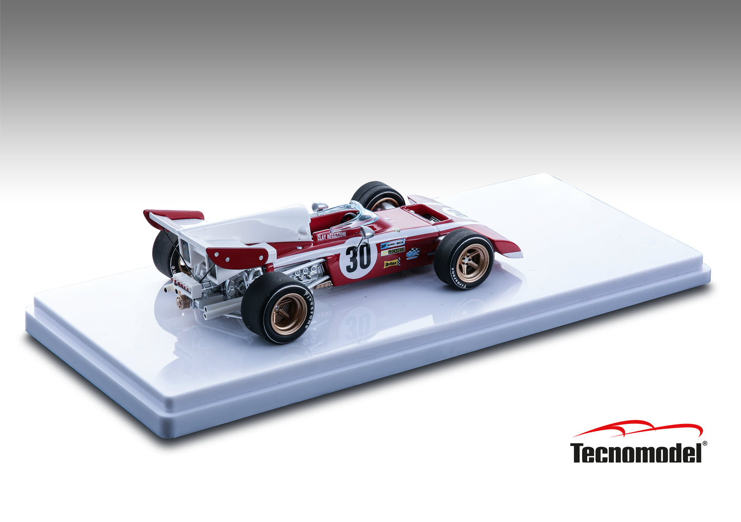 Tecnomodel TM43-26A Ferrari 312 B2 1972 Prova Belgium GP Clay Regazzoni 1/43