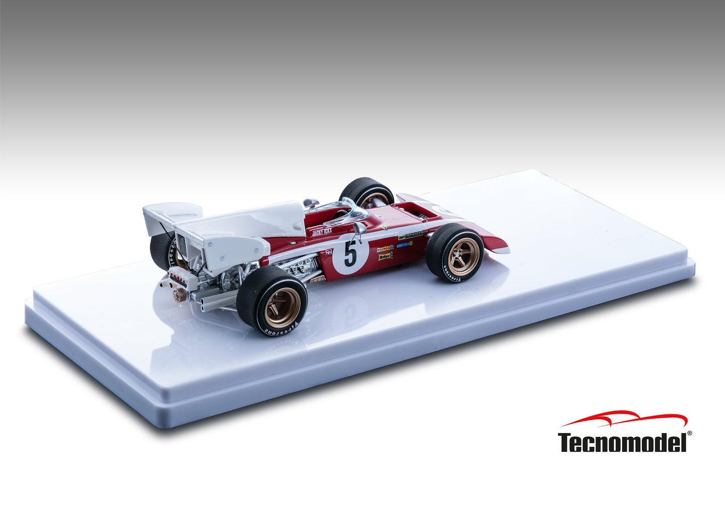 Tecnomodel TM43-26D Ferrari 312 B2 1972 South Africa GP Driver jacky ickx 1/43