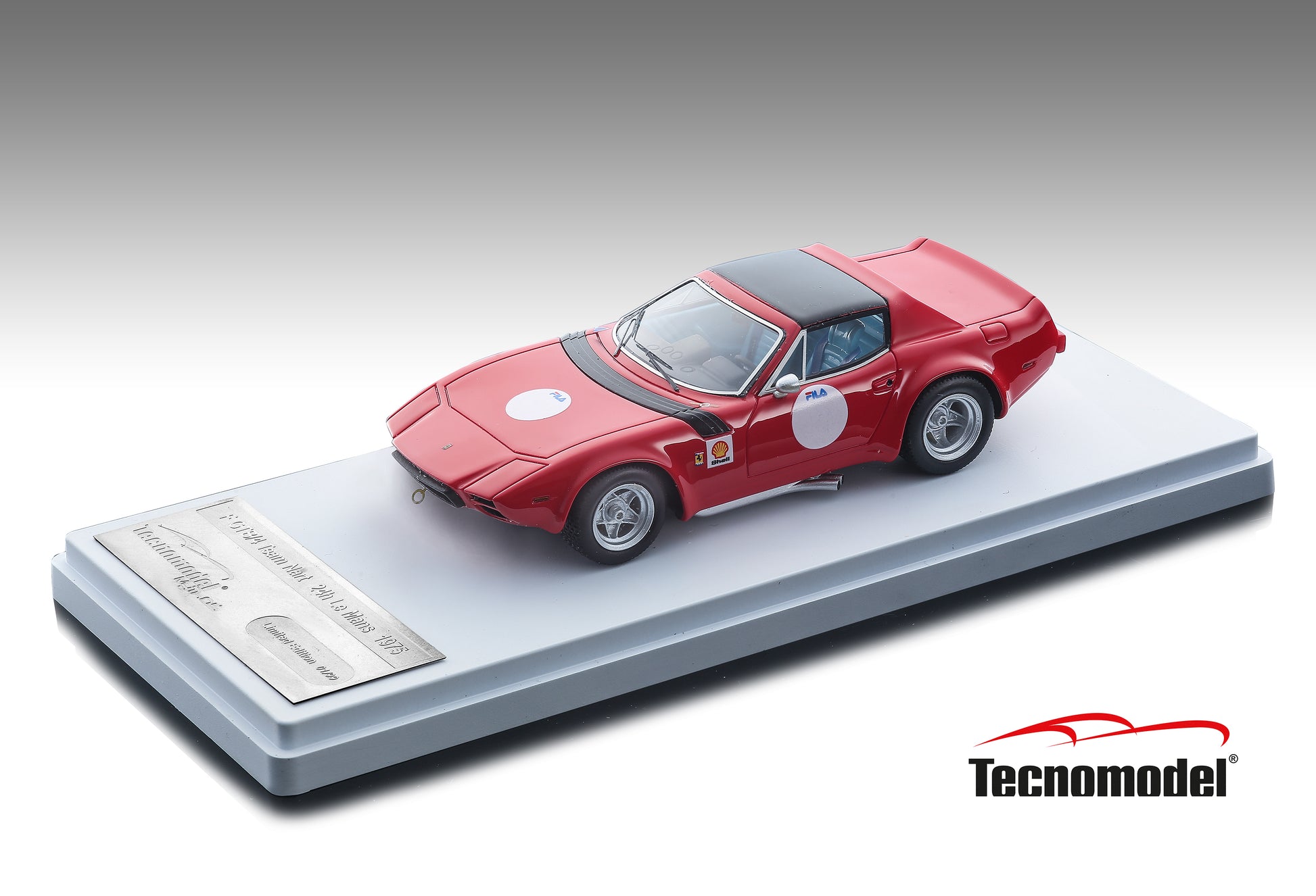 Tecnomodel TM43-10B Ferrari GTB/4 Michelotti Press Red version With black Roof 1975  1/43