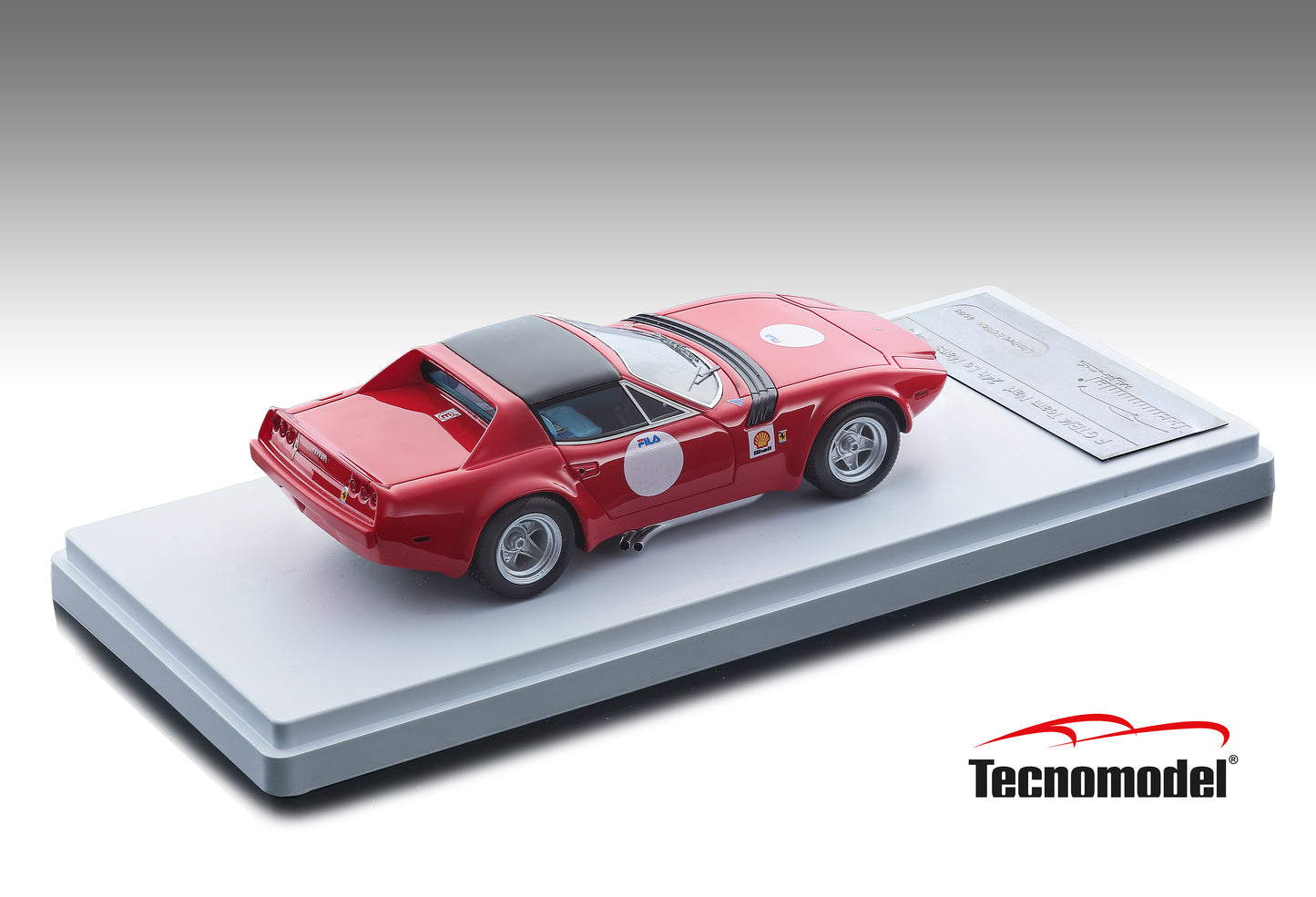 Tecnomodel TM43-10B Ferrari GTB/4 Michelotti Press Red version With black Roof 1975  1/43