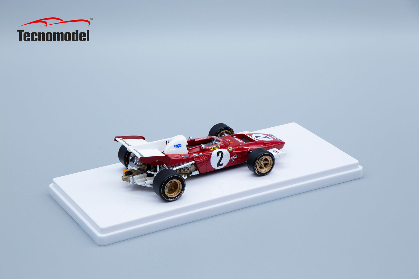 Tecnomodel TM43-14C Ferrari 312 B2 F1 GP di Zandvoort 1971 car #2 J.Ickx 100 pcs  1/43