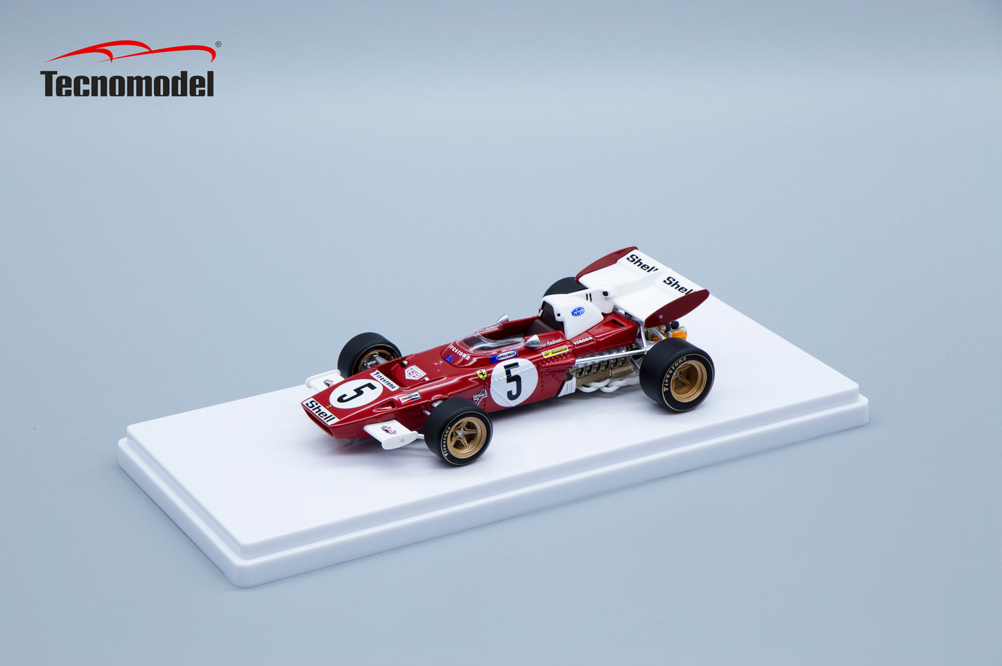 Tecnomodel TM43-14A Ferrati 312 B2 F1 GP di Germania 1971 car #5 M.Andretti 110 pcs  1/43