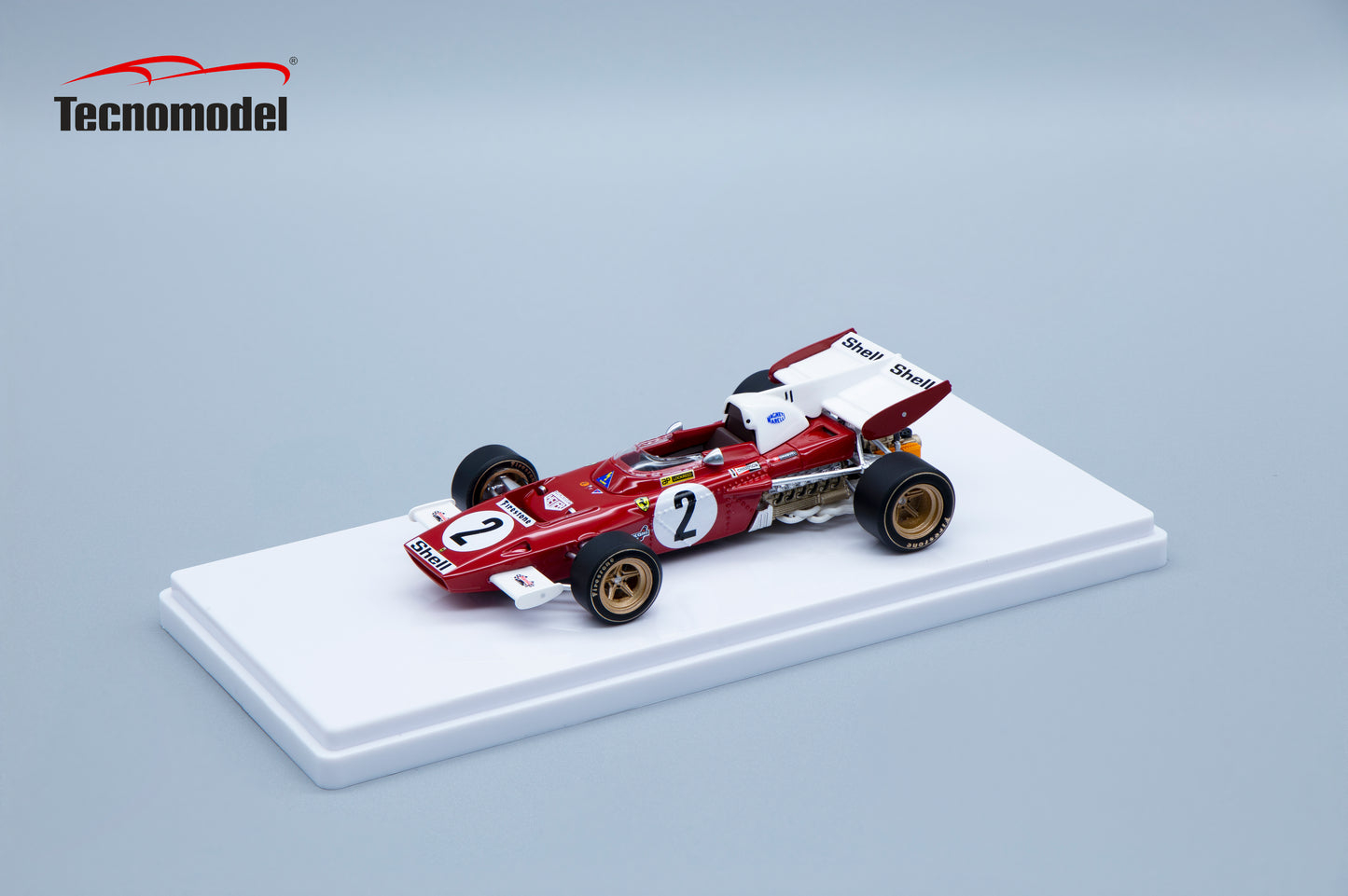 Tecnomodel TM43-14C Ferrari 312 B2 F1 GP di Zandvoort 1971 car #2 J.Ickx 100 pcs  1/43