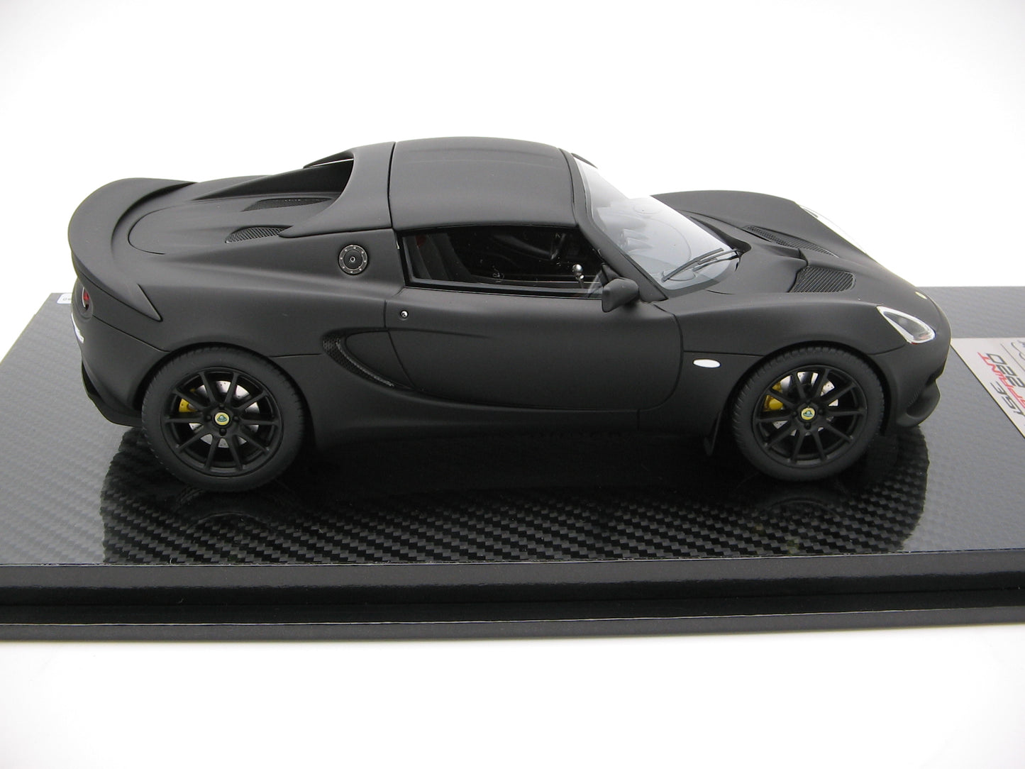 Tecnomodel TM18-110B Lotus Elise Sprint 220 Matte Black Full Body 2018 1/18