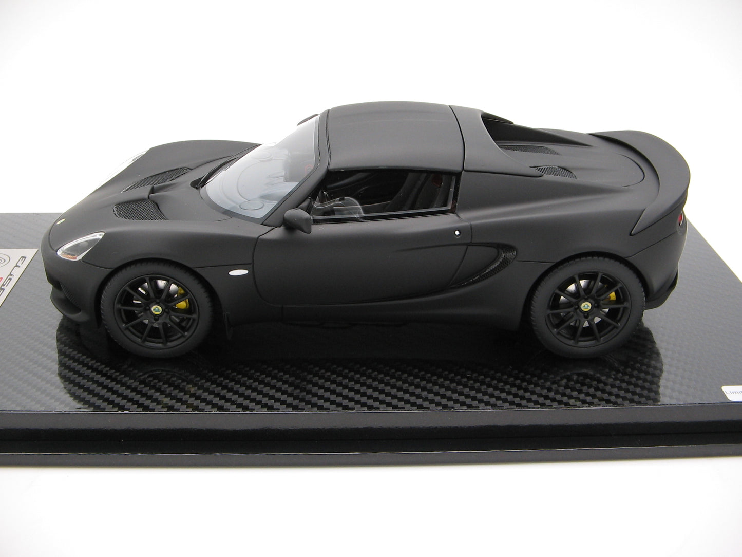 Tecnomodel TM18-110B Lotus Elise Sprint 220 Matte Black Full Body 2018 1/18