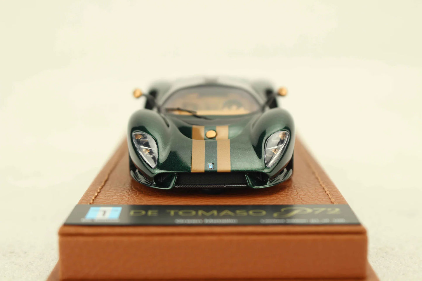 Peako Model  1/43 De Tomaso P72 2020 Green Metallic Limited 100 pcs