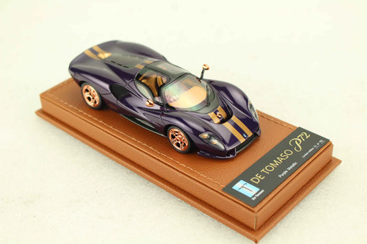 Peako Model 1/43 De Tomaso P72 2020 Purple Metallic Limited 100 pcs