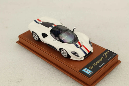 1/43 De Tomaso P72 Lemans Classic Model Gloss White with Stripe Ltd 50 pcs