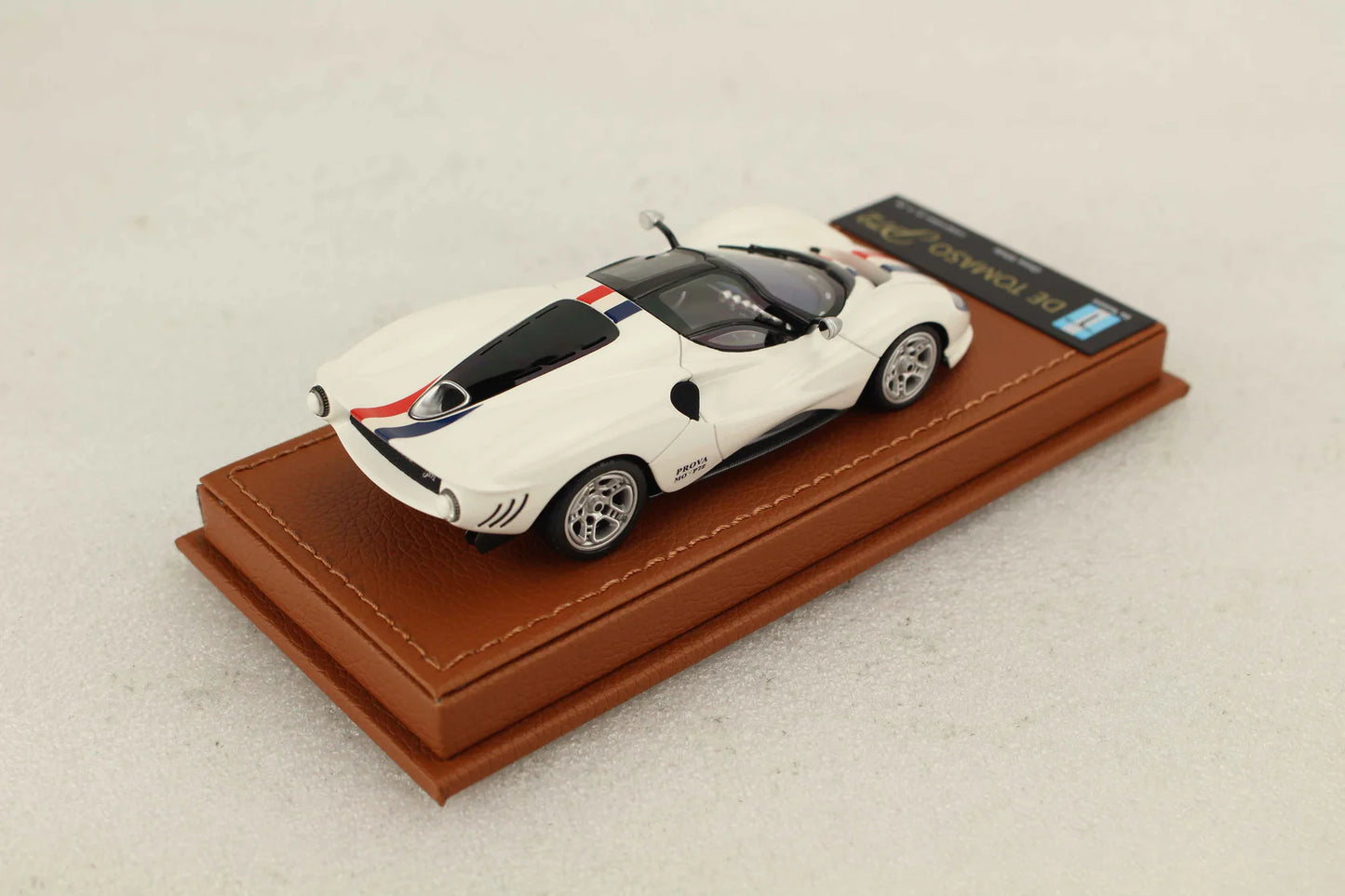 Peako 1/43 De Tomaso P72 Lemans Classic Model Gloss White with Stripe Ltd 50 pcs