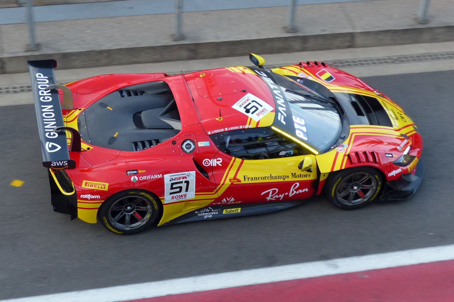 Lookmart Ferrari 296 GT3 No.51 AF Corse “ Francorchamps Motors 2nd 24H Spa 2024 – 1:43