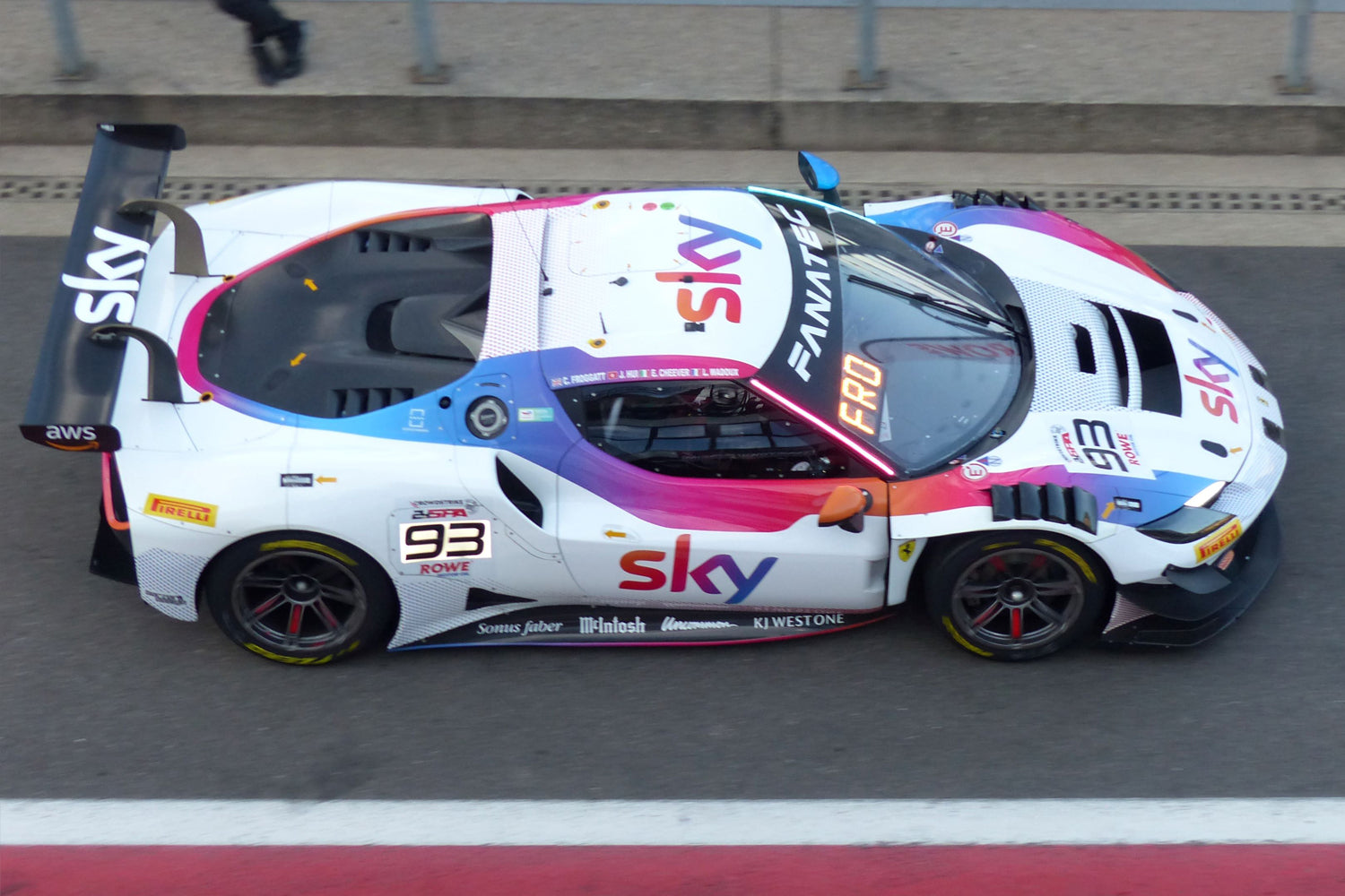 Looksmart *POSTAGE INCLUDED* LSRC190 Ferrari 296 GT3 No.93 SKY