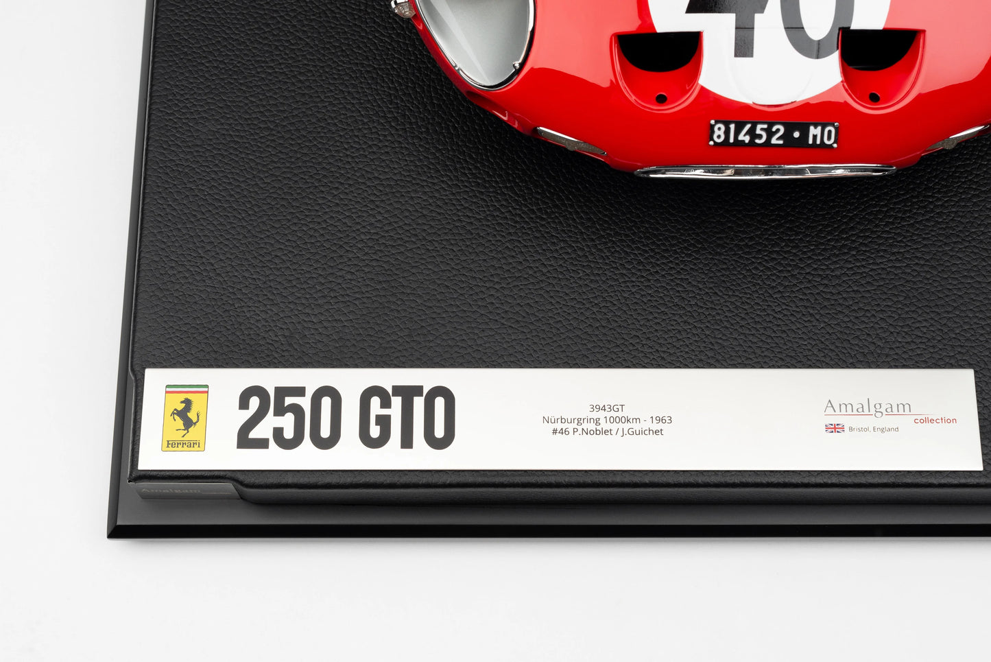 Amalgam Ferrari 250 GTO - 3943GT - 1963 Nürburgring 1000km Class Winner | 1:8 SCALE (*Shipping included*)
