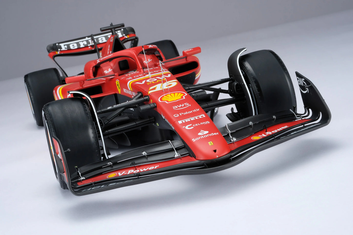 Amalgam Ferrari SF-24 - 2024 Australian Grand Prix | Charles Leclerc #16 1:8 SCALE