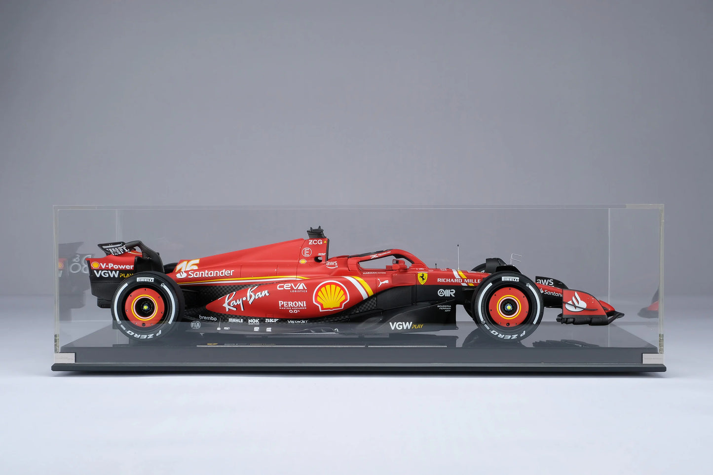 Amalgam Ferrari SF-24 - 2024 Australian Grand Prix | Charles Leclerc #16 1:8 SCALE