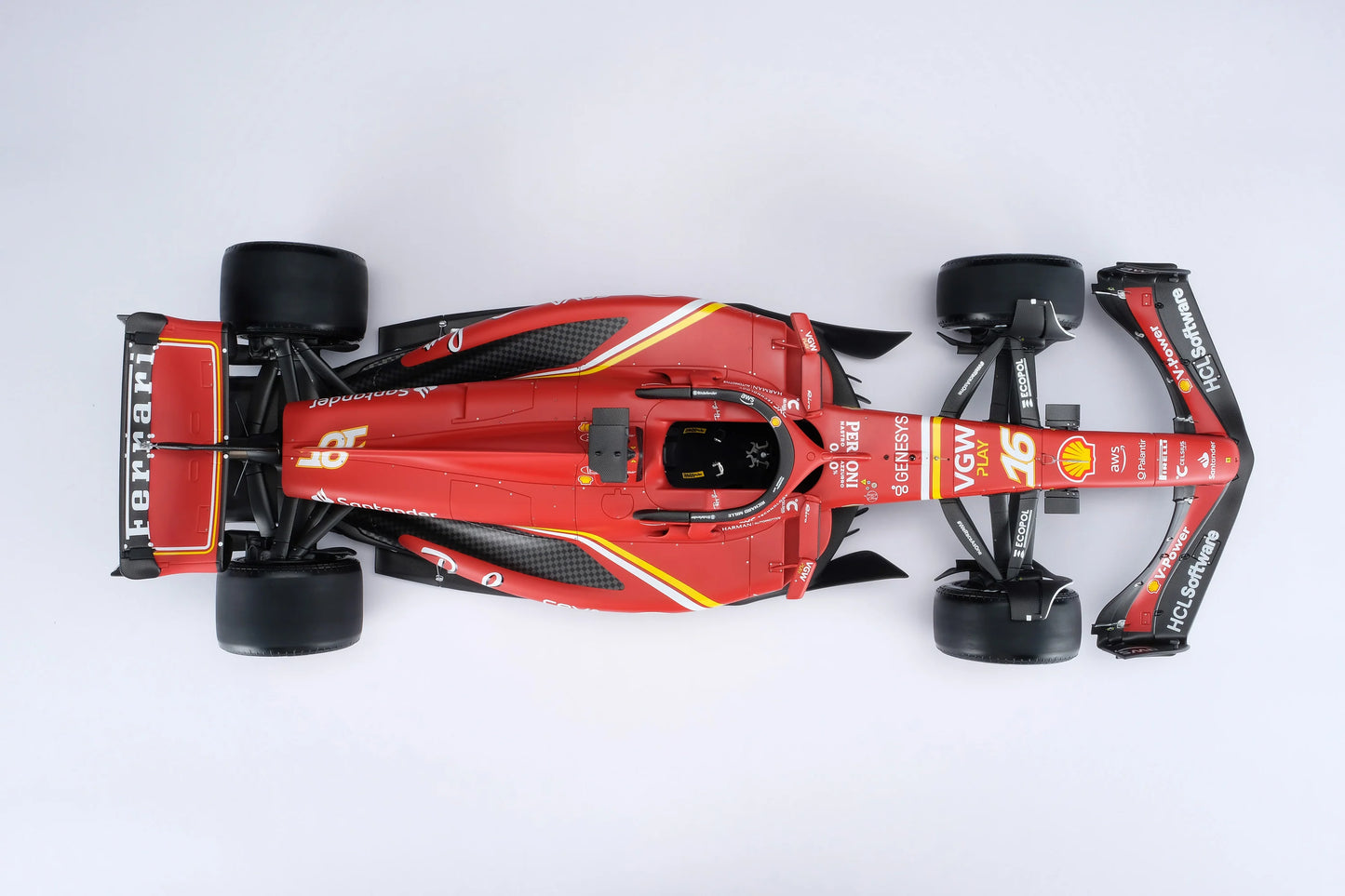 Amalgam Ferrari SF-24 - 2024 Australian Grand Prix | Charles Leclerc #16 1:8 SCALE