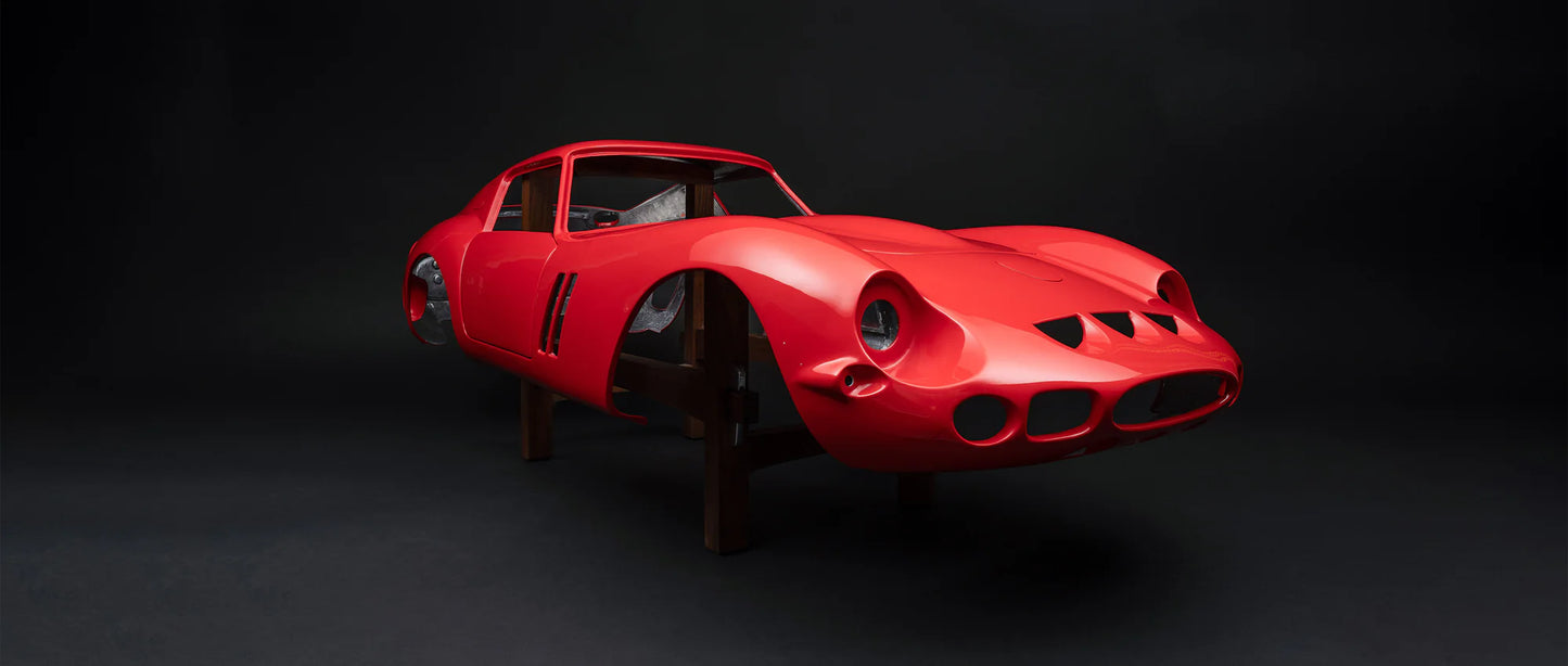 Amalgam Ferrari 250 GTO - Painted Aluminium Body Replica | Red Painted Finish 1:4 SCALE