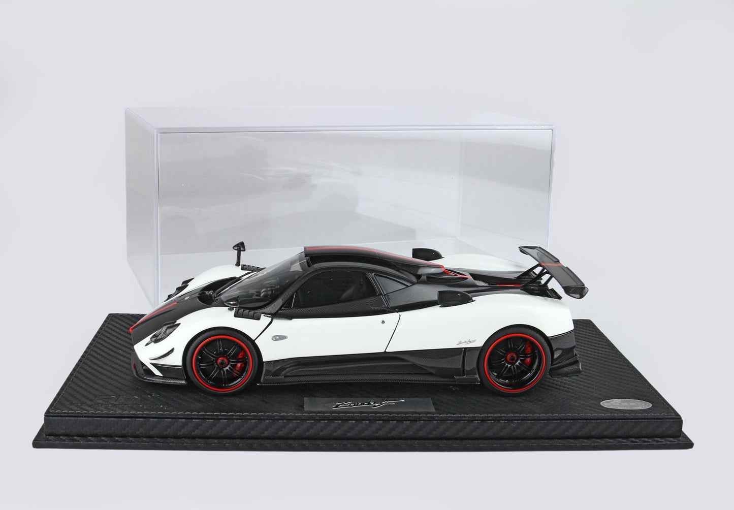 BBR Pagani Zonda cinque coupe diecast full open Bianco Benny RHD - SPECIAL PACK 850604021DIE 1/18 Pre-Order