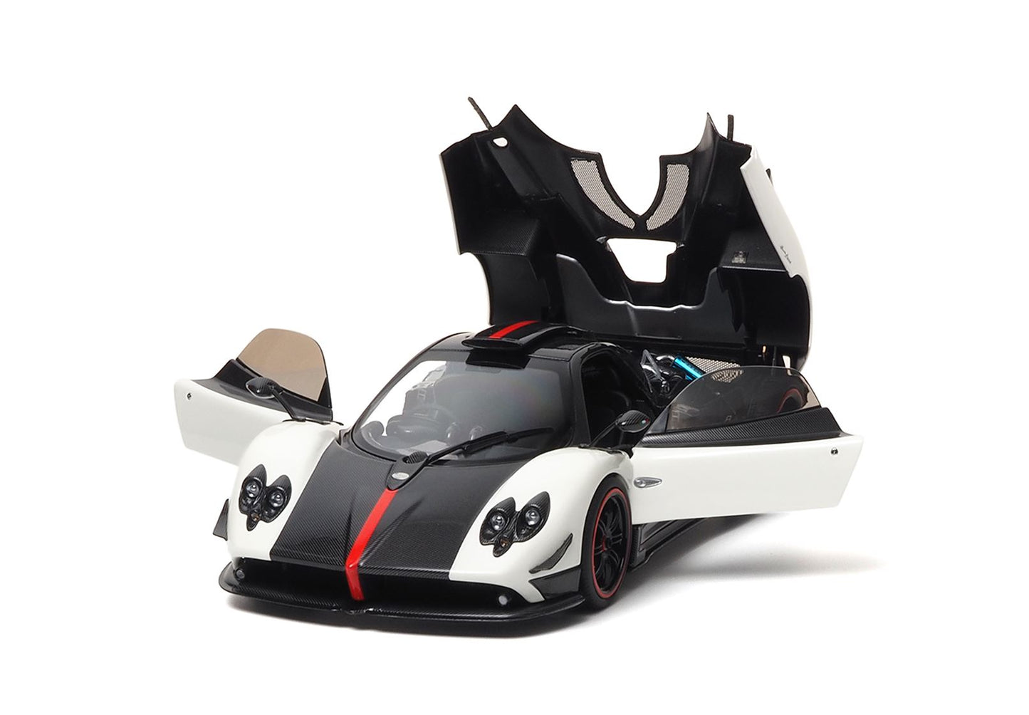 BBR Pagani Zonda cinque coupe diecast full open Bianco Benny RHD - SPECIAL PACK 850604021DIE 1/18 Pre-Order