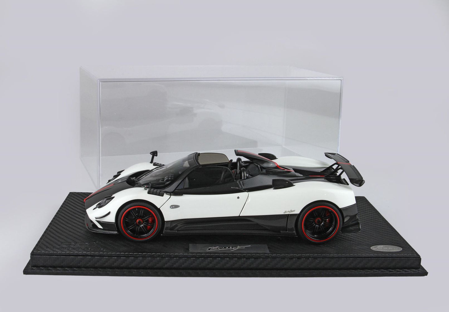 BBR Pagani Zonda cinque Roadster diecast full open Bianco Benny - SPECIAL PACK 850611021DIE 1/18 Pre-Order