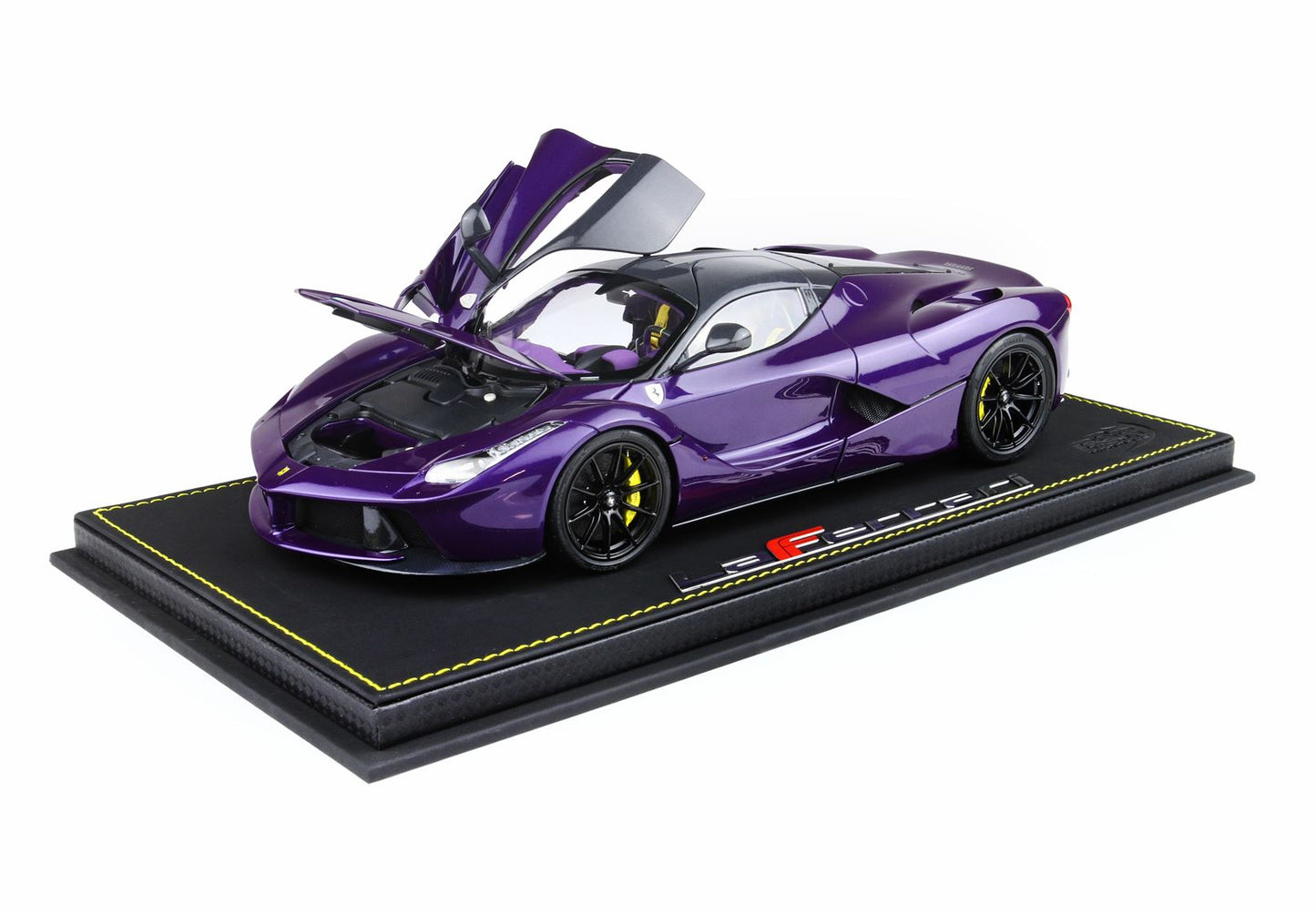 BBR Ferrari LaFerrari 2012 open  diecast - SPECIAL PACK Purple Dubai- Viola Vio 1/18 BBR182237DIE Pre-Order