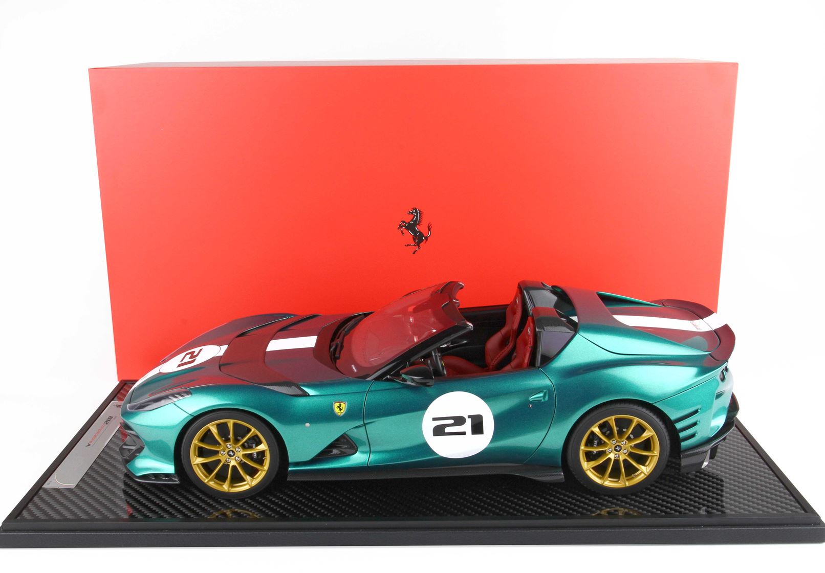 BBR*POSTAGE INCLUDED* Ferrari 812 Competizione A Green Jewel 1/12