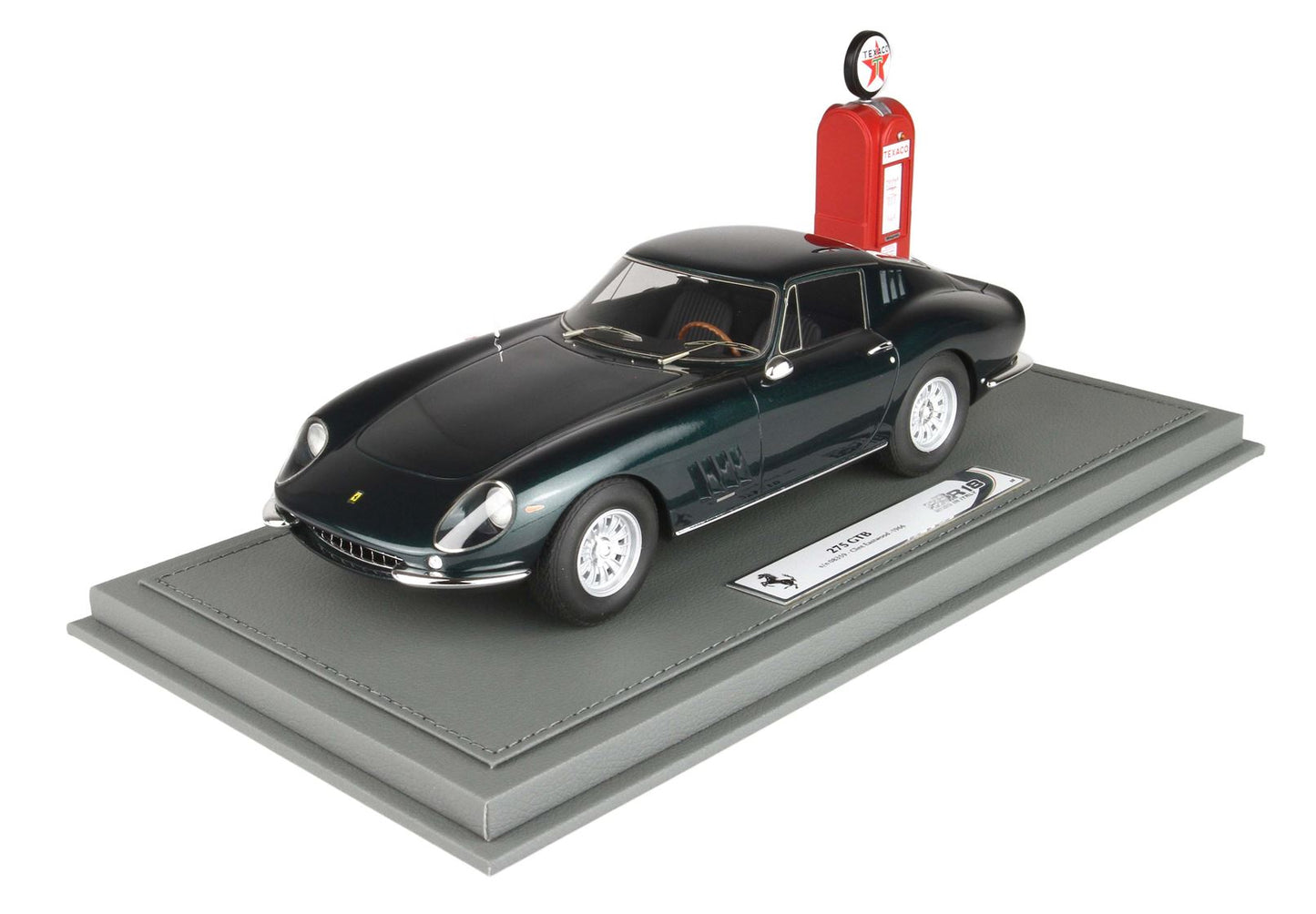 BBR Ferrari 275 GTB Personal Clint Eastwood with Texaco petrol pump 1/18