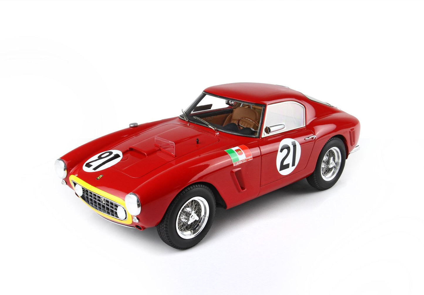 BBR Ferrari 250 SWB 24H Le Mans 1960 car n. 21 Beurlys - Bianchi 1/18 BBR1861F Pre-Order