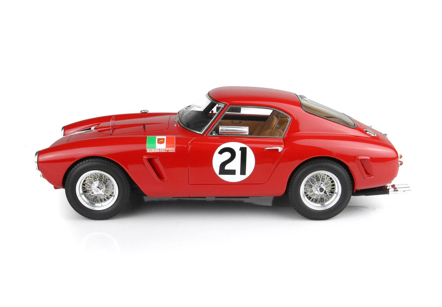 BBR Ferrari 250 SWB 24H Le Mans 1960 car n. 21 Beurlys - Bianchi 1/18 BBR1861F Pre-Order