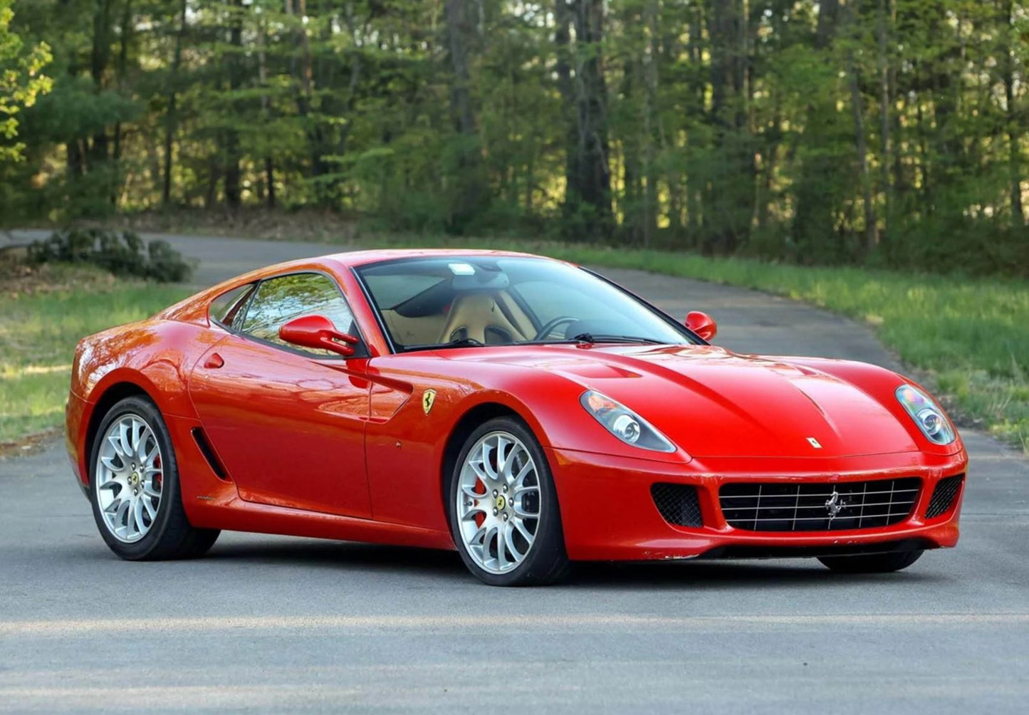 BBR FERRARI 599 GTB FIORANO 2006 1/18 Manual Gear -  Race Red cuoio color interior Avail. Q4 2024