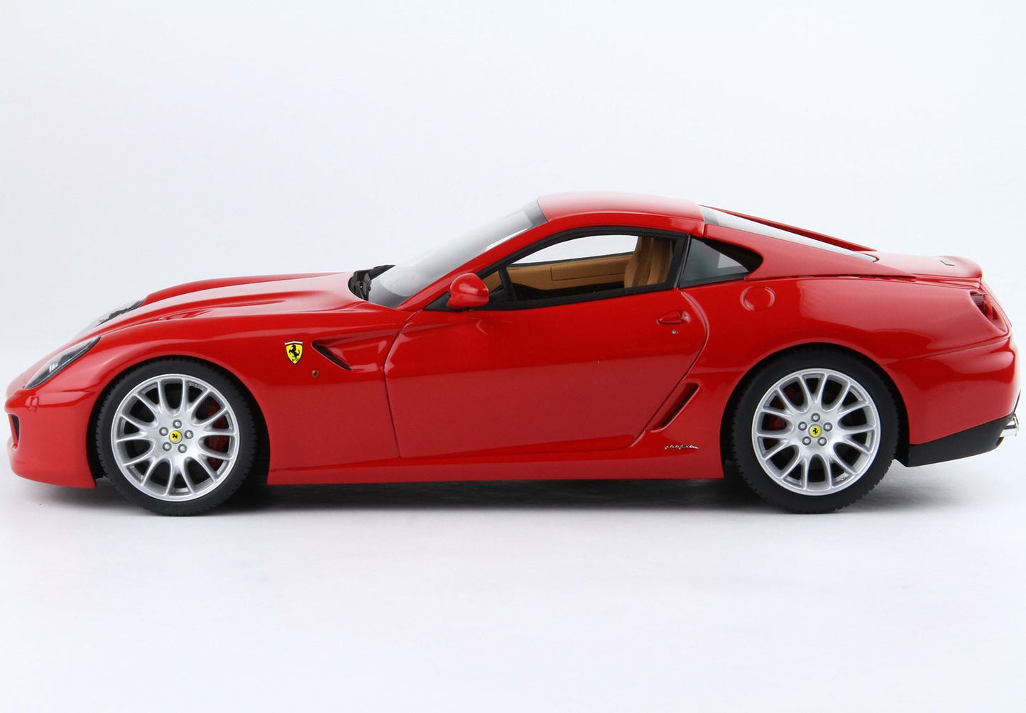 BBR *POSTAGE INCLUDED* FERRARI 599 GTB FIORANO 2006 1/18 Manual Gear -  Race Red cuoio color interior BBR1872A1 Pre-Order
