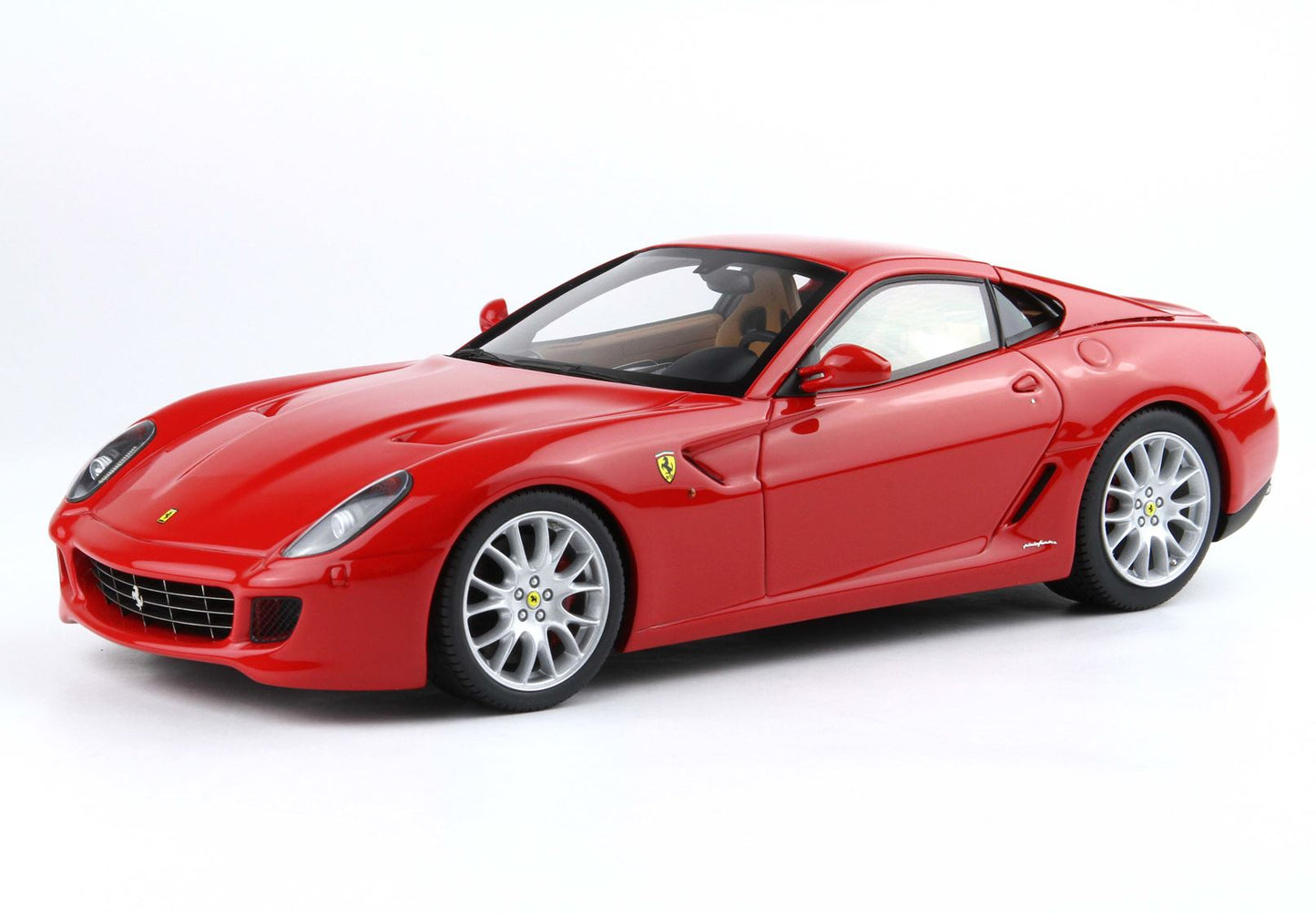 BBR *POSTAGE INCLUDED* FERRARI 599 GTB FIORANO 2006 1/18 Manual Gear -  Race Red cuoio color interior BBR1872A1 Pre-Order