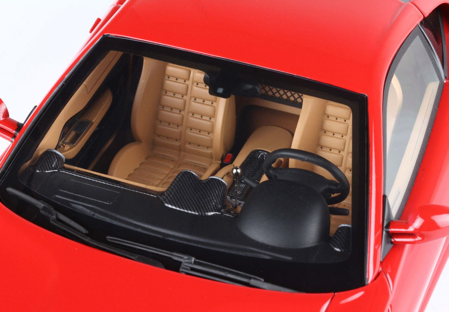 BBR *POSTAGE INCLUDED* FERRARI 599 GTB FIORANO 2006 1/18 Manual Gear -  Race Red cuoio color interior BBR1872A1 Pre-Order