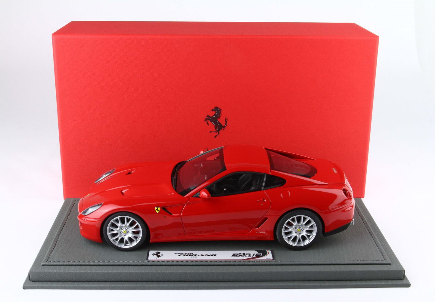 BBR *POSTAGE INCLUDED* FERRARI 599 GTB FIORANO 2006 1/18 Manual Gear Race Red Ava. Q4 2024 1/18 BBR1872A Pre-Order