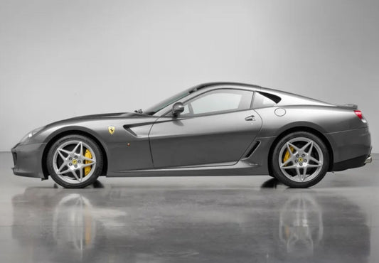 BBR FERRARI 599 GTB FIORANO 2006 1/18 Manual Gear  Silverstone Grey Avai Q4 2024