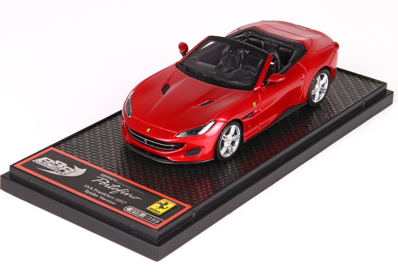 BBR Ferrari Portofino Spider version Rosso Portofino 1/43 BBC207a