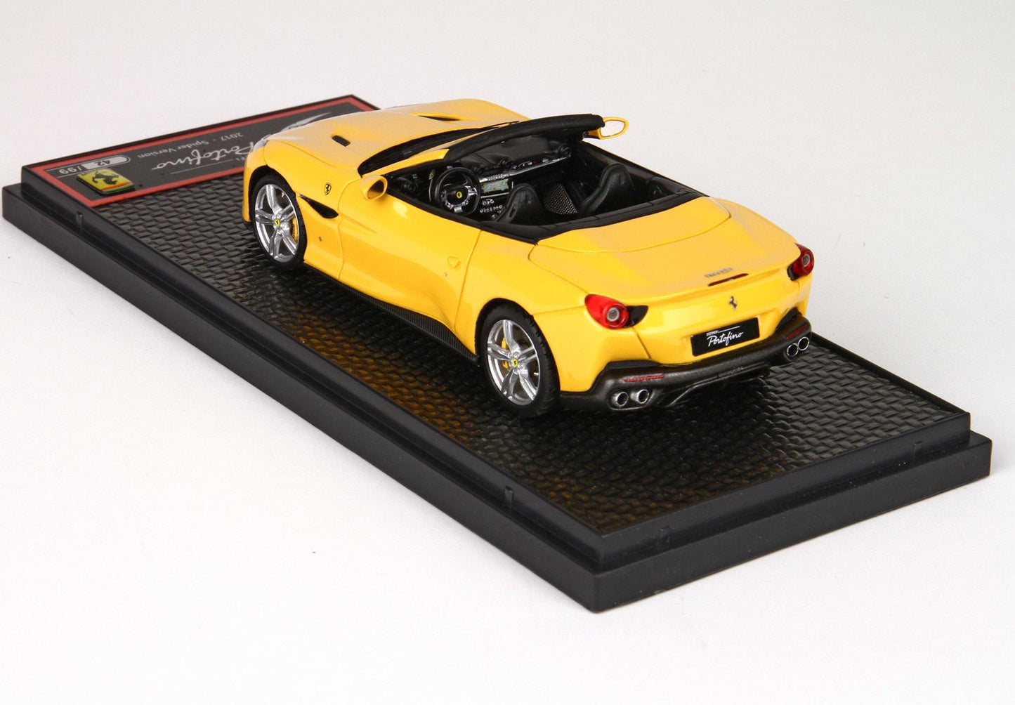 BBR Ferrari Portofino Spider version Yellow Modena 4305 1/43 BBRC207C