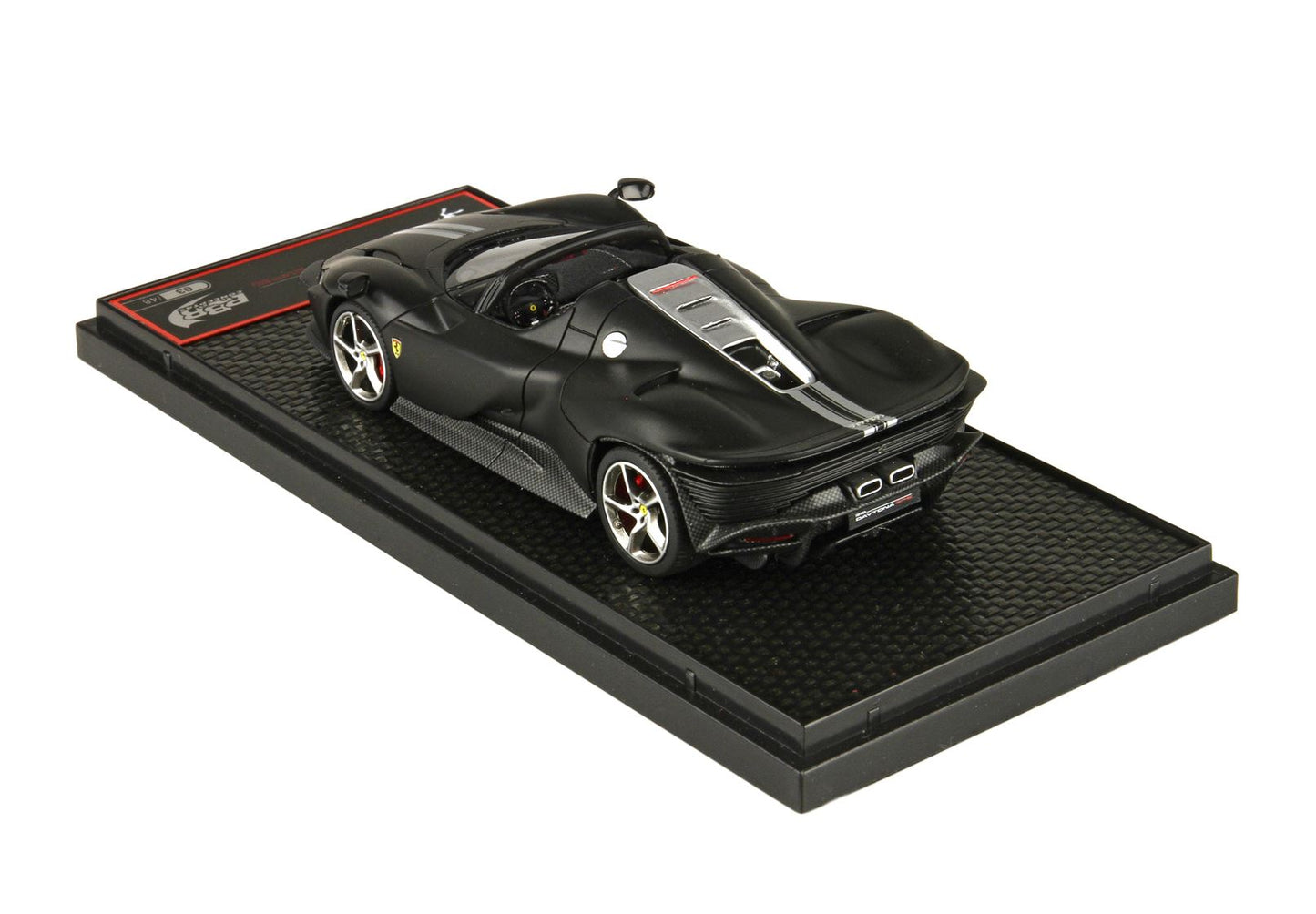 BBR Ferrari Daytona SP3 serie Icona Matt Black 1/43 BBRC267S6