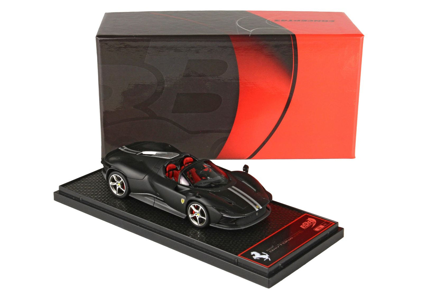 BBR Ferrari Daytona SP3 serie Icona Matt Black 1/43 BBRC267S6